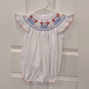 Shrimp and Grits Crab bubble. Size 18 months.